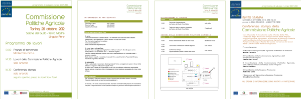 Programma, Informazioni ai partecipanti, Invito alla stampa