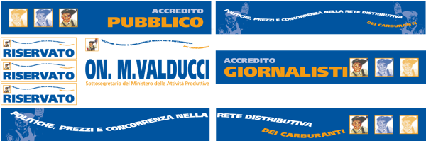 Strumenti per l'allestimento della location