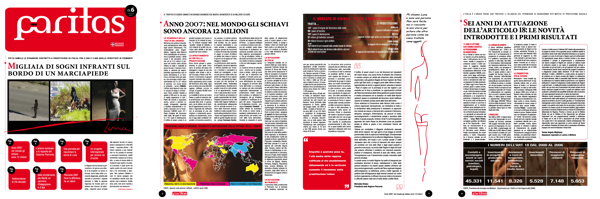 Prodotto editoriale: speciale Paritas su tratta e prostituzione