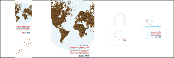 Pannello retro-podio, Locandina, Shopper, Badge organizzazione