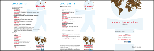 Programmi delle due giornate, Attestato di partecipazione