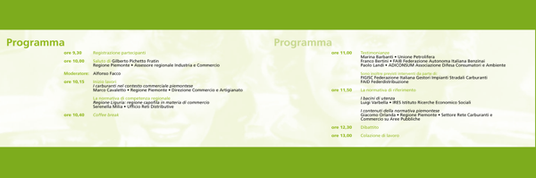 Programma del Seminario