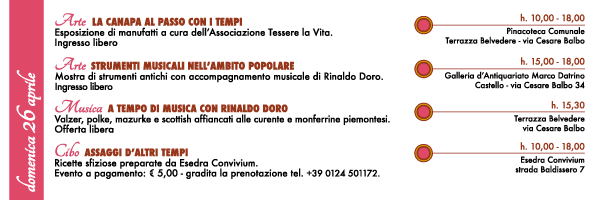 estratto dal programma sompa domenica 26 aprile 2015