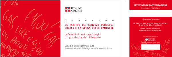 Strumenti congressuali: invito e attestato di partecipazione