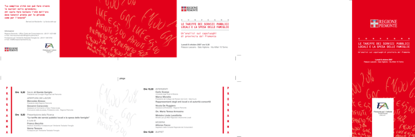 Invito web e locandina