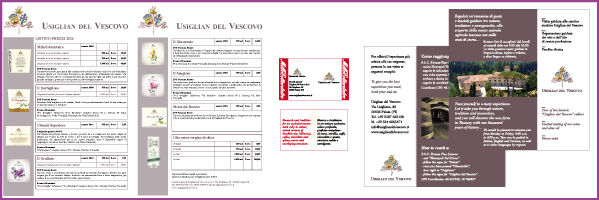 Listino, Pendolino, Leaflet Usiglian del Vescovo