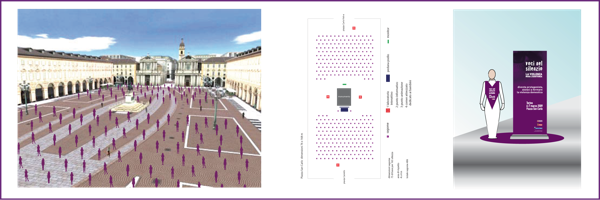 Studio dell'allestimento dell'iniziativa