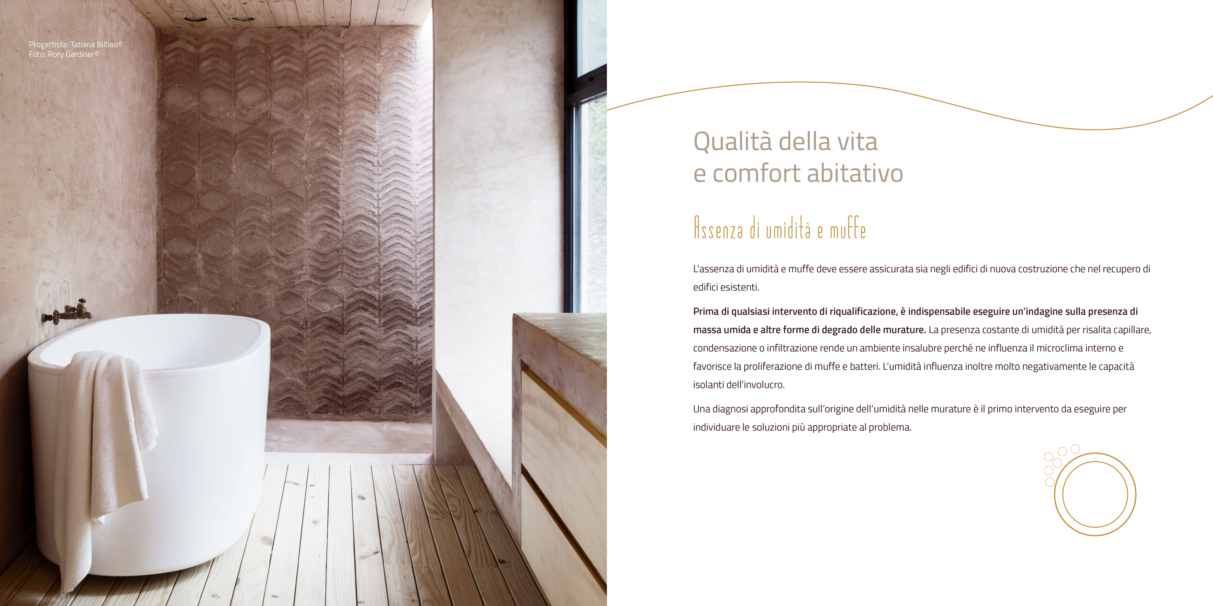 Assenza di umidità e muffe