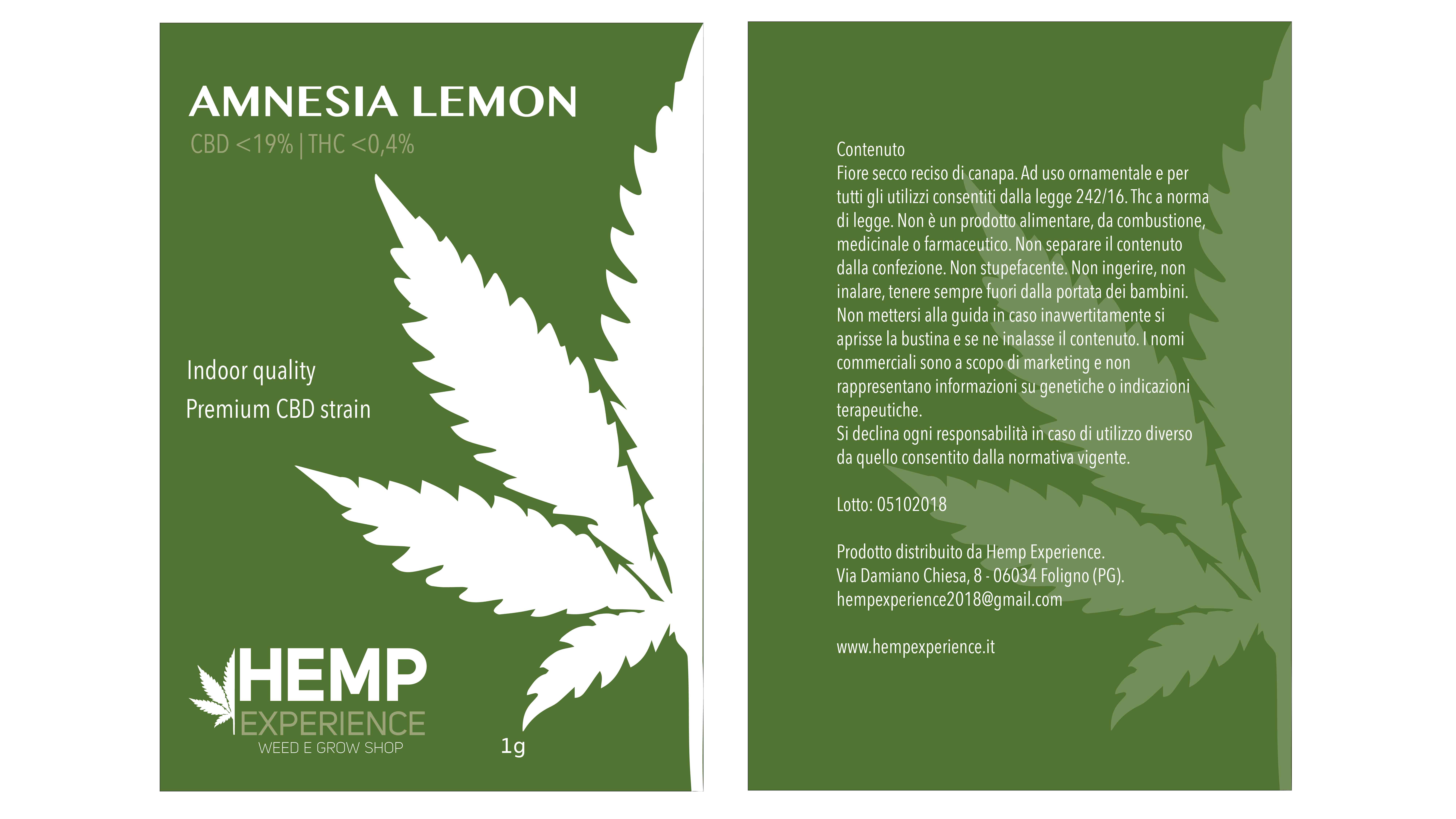 label verde HempExperience