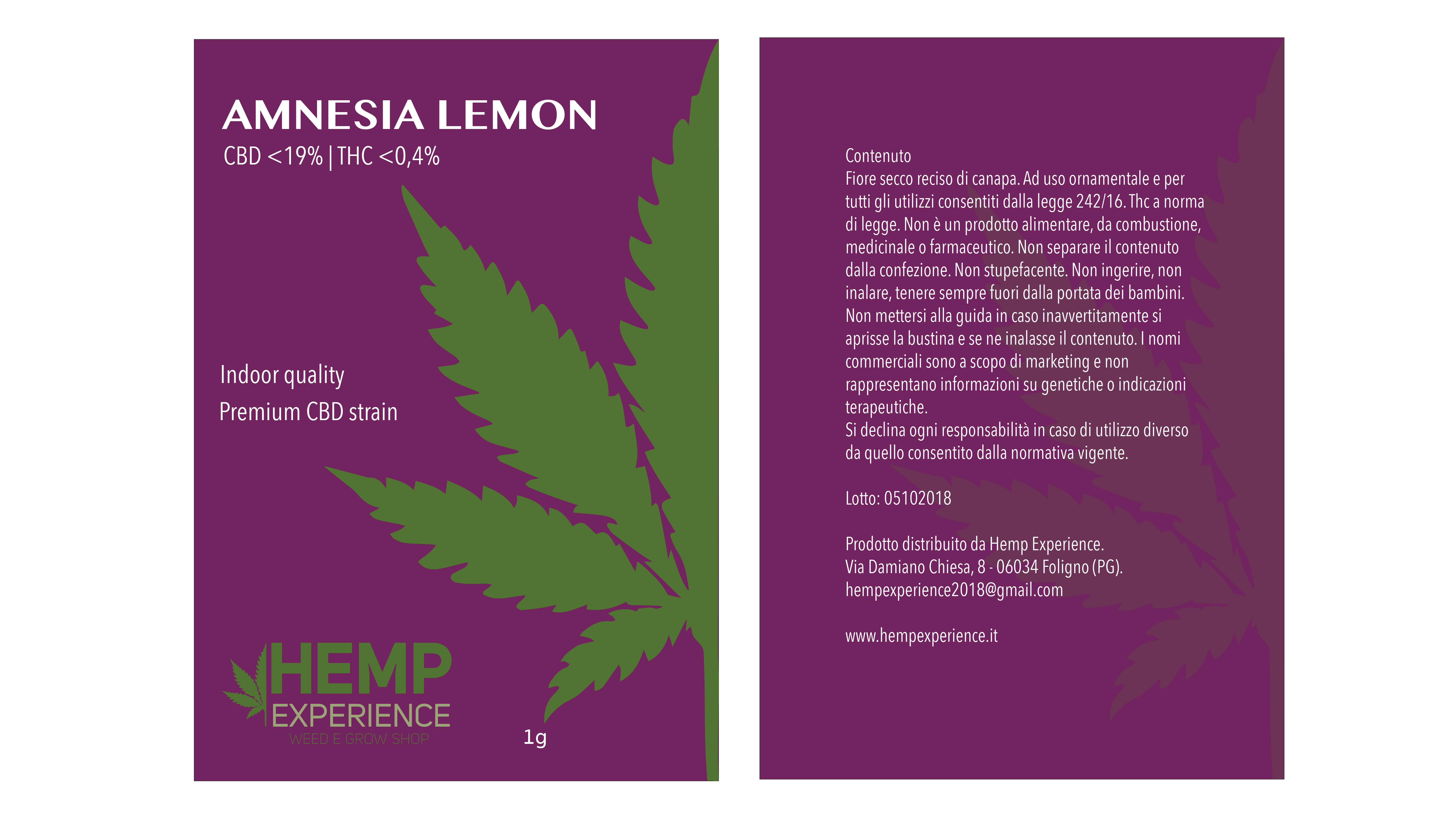 label viola HempExperience