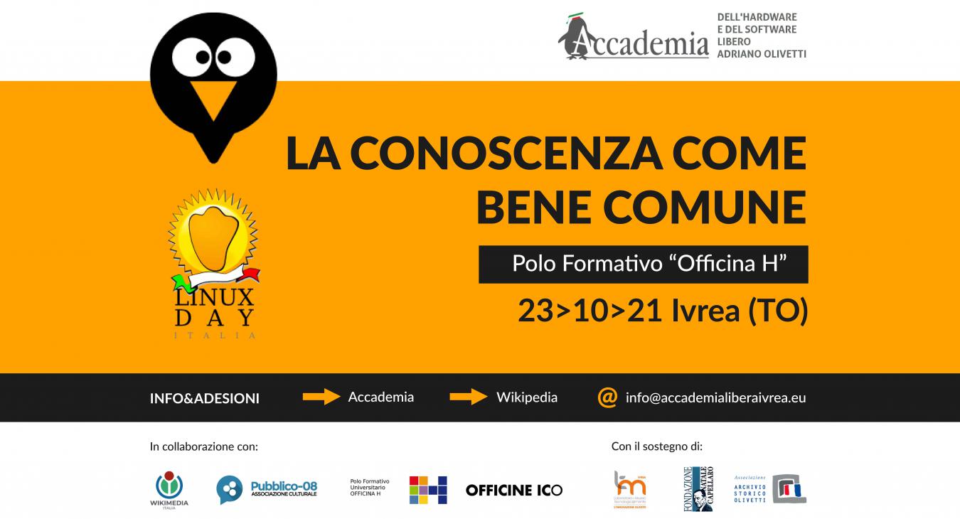 save the date Linux day 2021 Ivrea